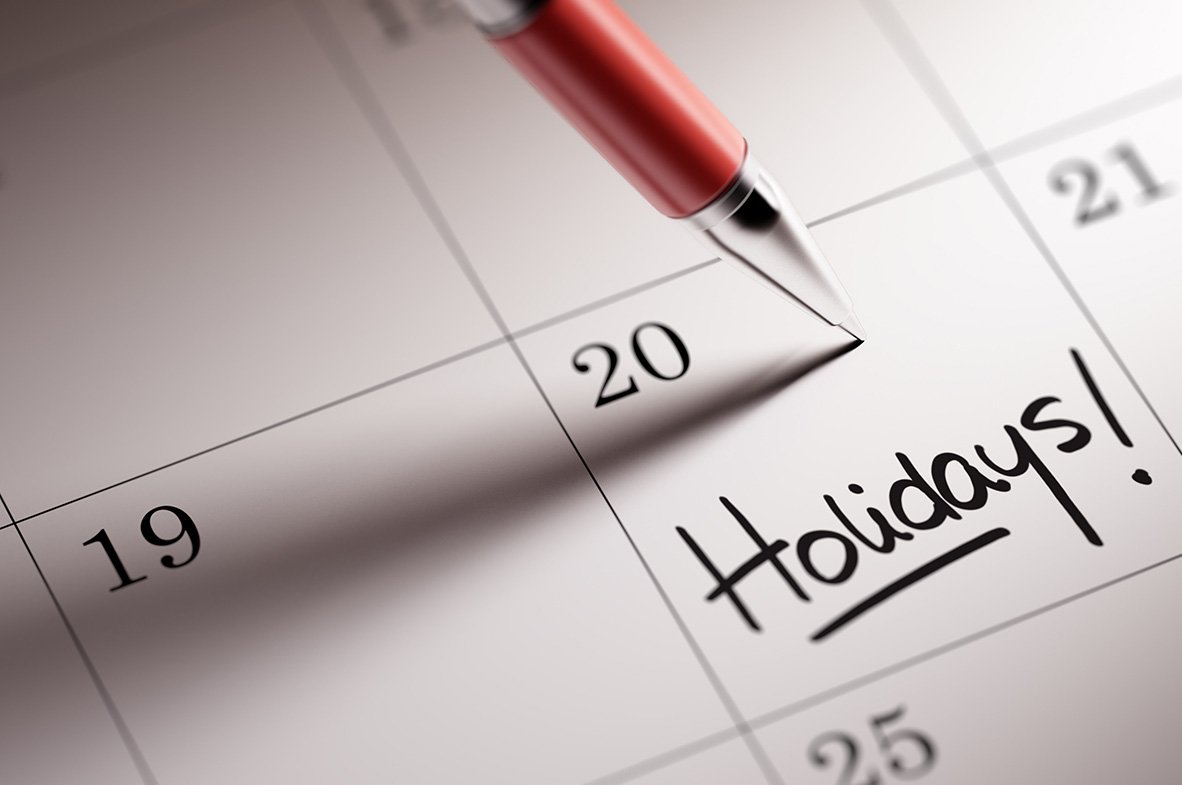 calendar with holidays