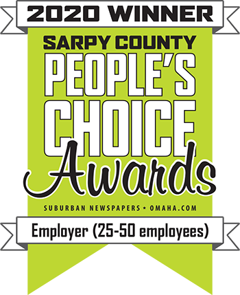 Sarpy County 2020 People's Choice Awards Employer (25-50 employees) Winner